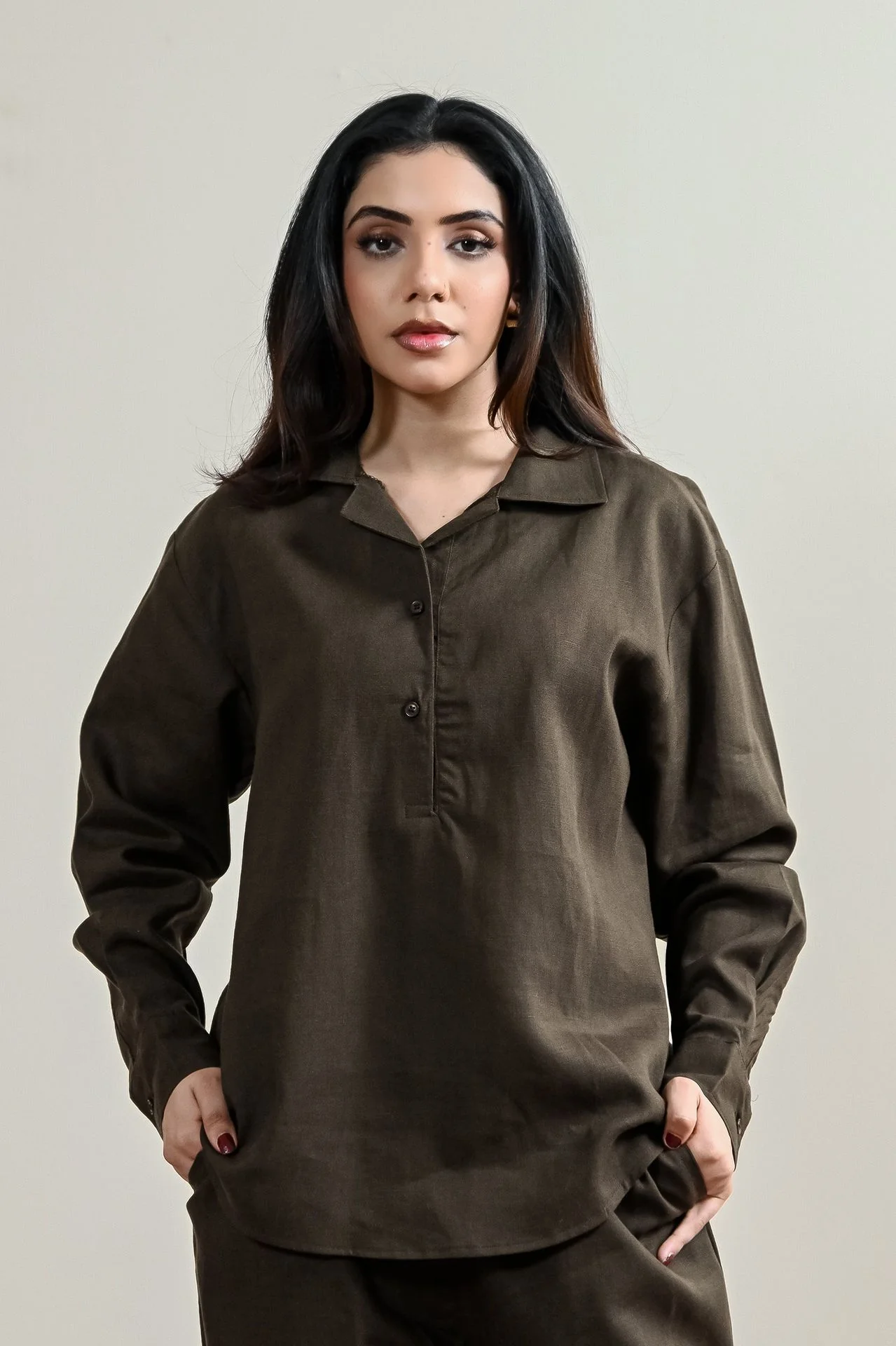 Aurora Textured Linen Shirt (WCS-05) - Image 5