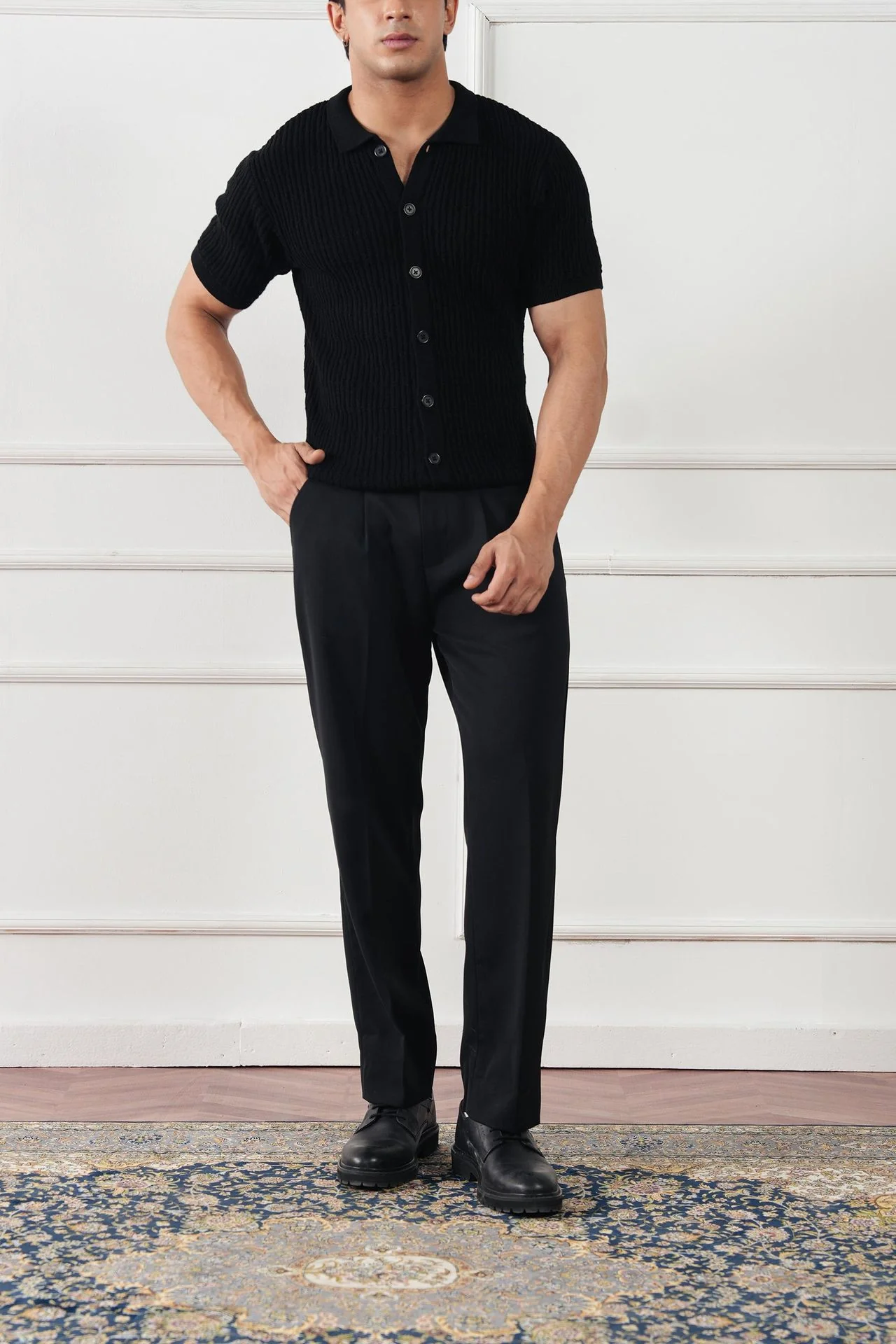 Cable Knit Shirt (MKB-01) - Image 3
