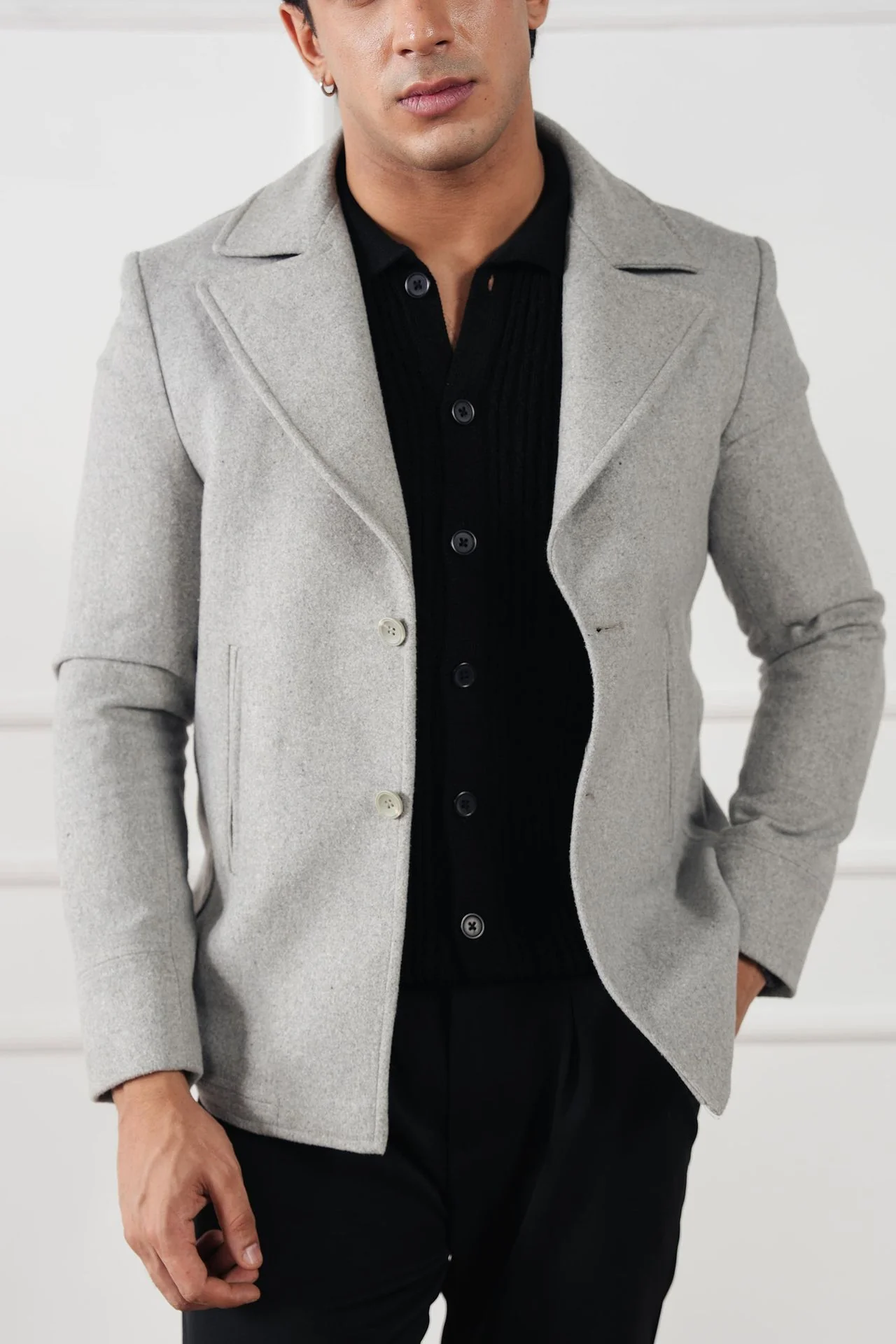 Cable Knit Shirt (MKB-01) - Image 5