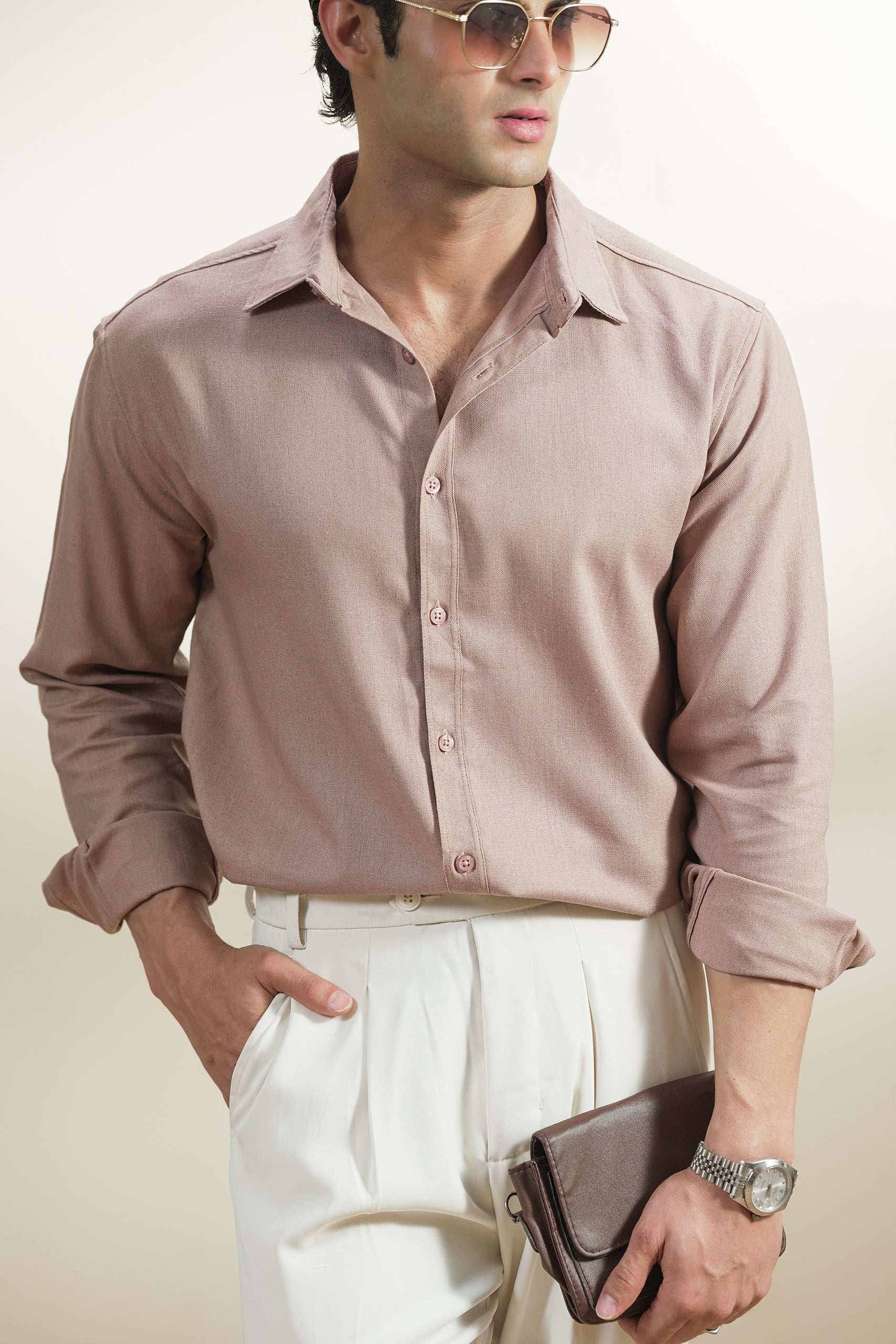 Classic Linen Shirt (MCS-18) - Image 7