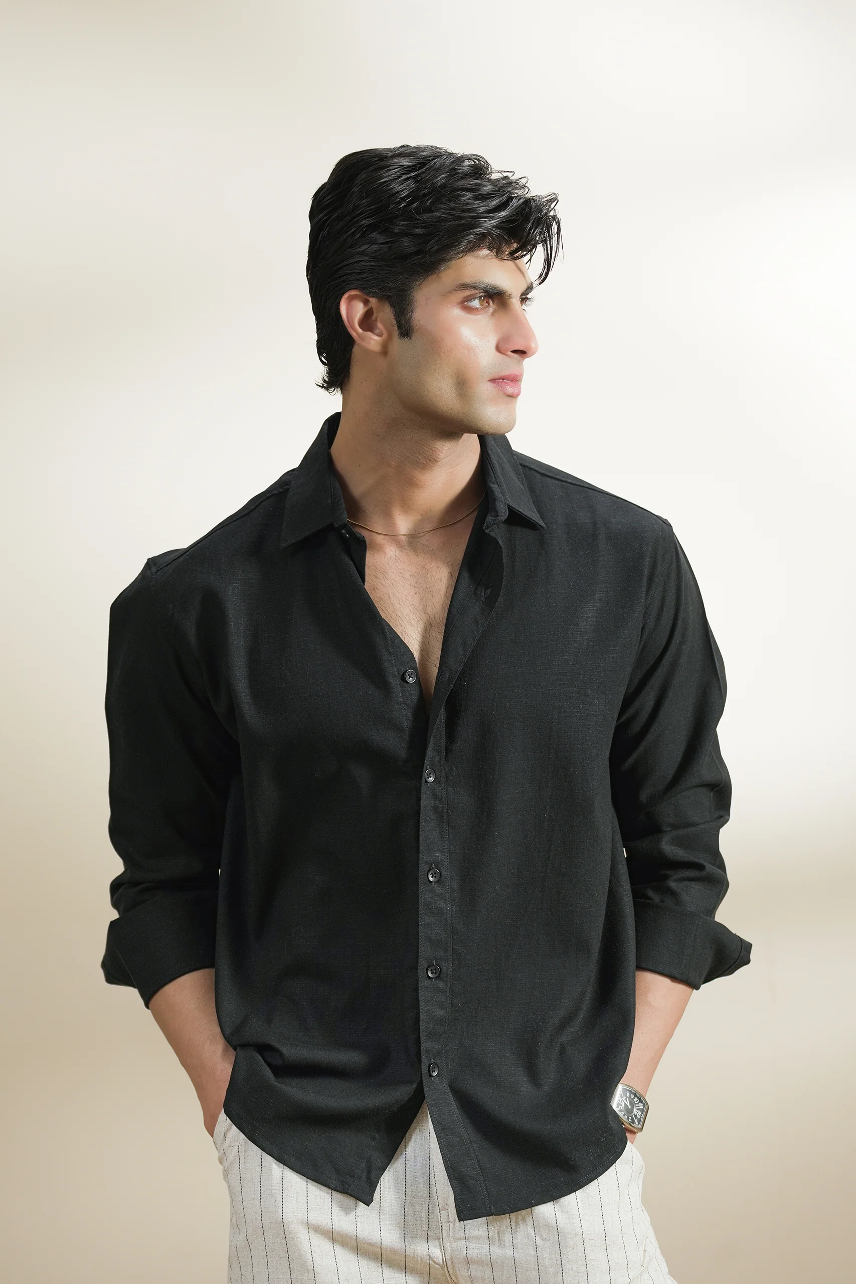 Classic Linen Shirt (MCS-20) - Image 8