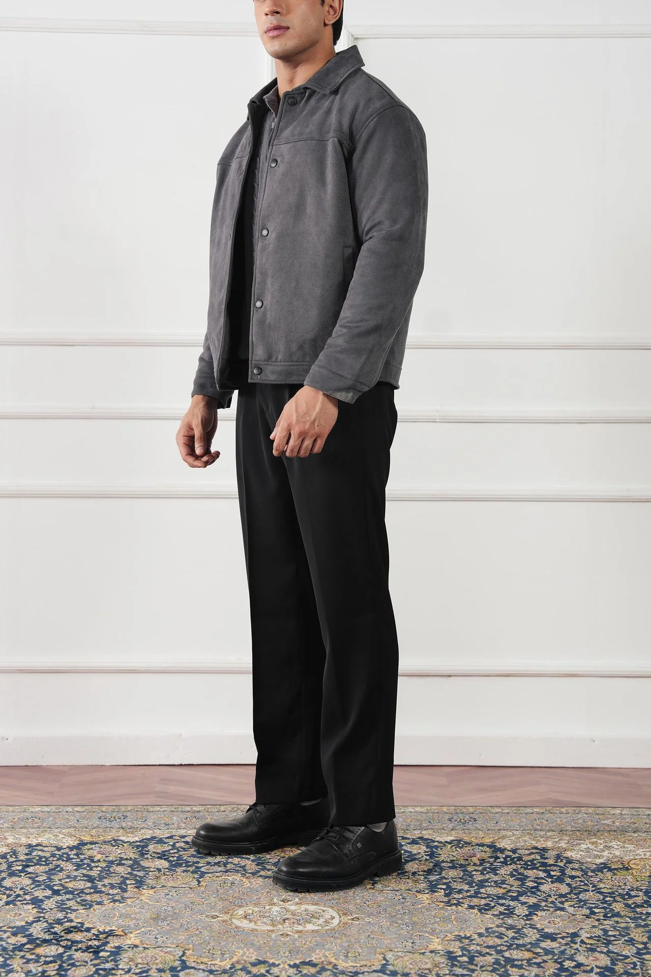 Classic Suede Jacket (MLJ-04) - Image 11