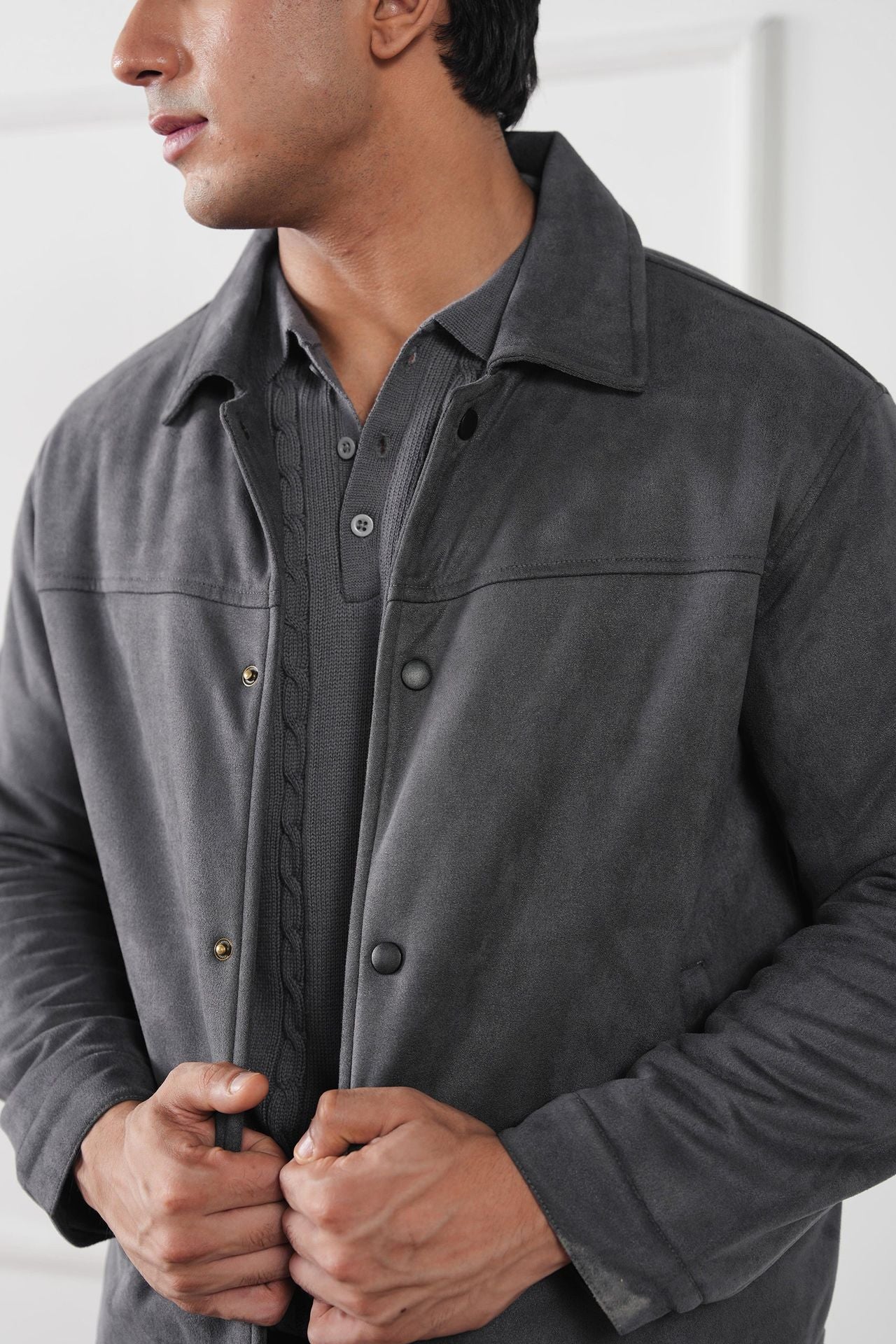 Classic Suede Jacket (MLJ-04) - Image 14