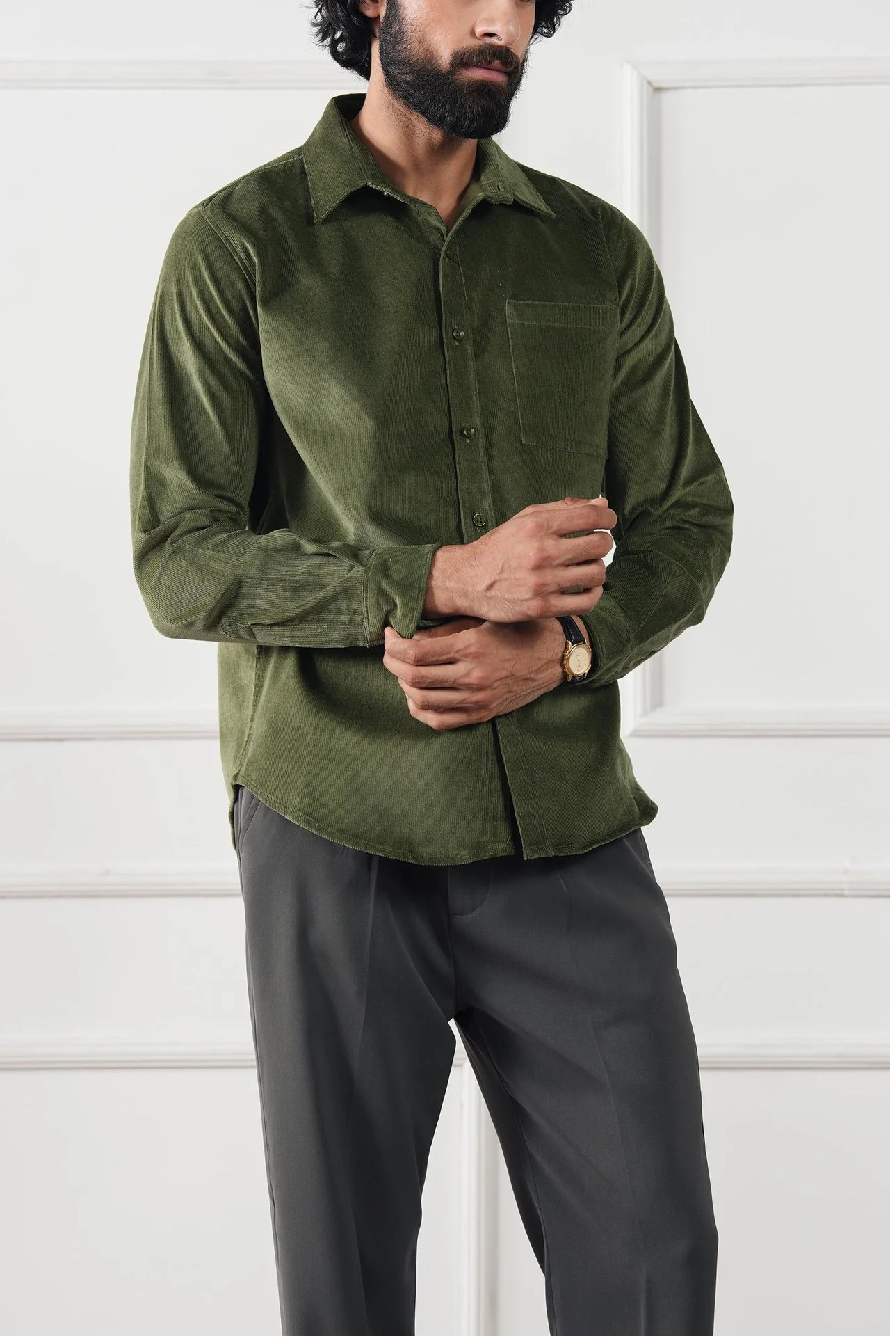 Corduroy Overshirt (MCS-15) - Image 11