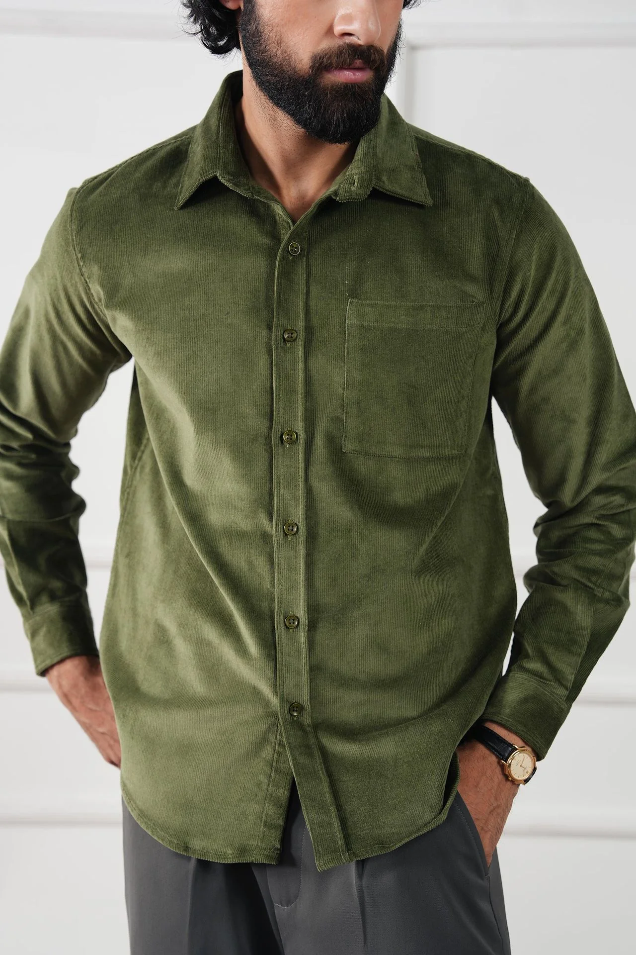 Corduroy Overshirt (MCS-15) - Image 12
