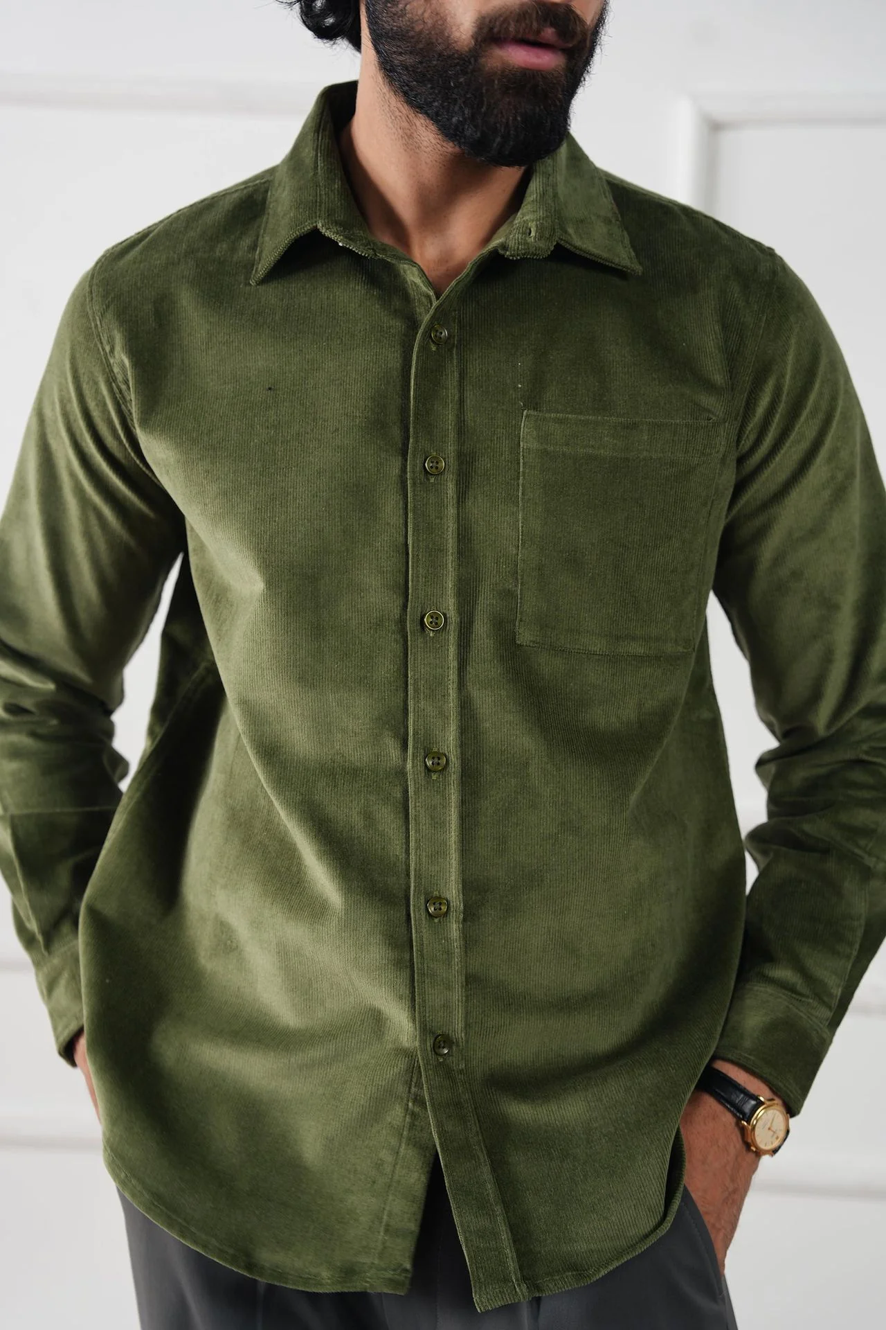 Corduroy Overshirt (MCS-15) - Image 13