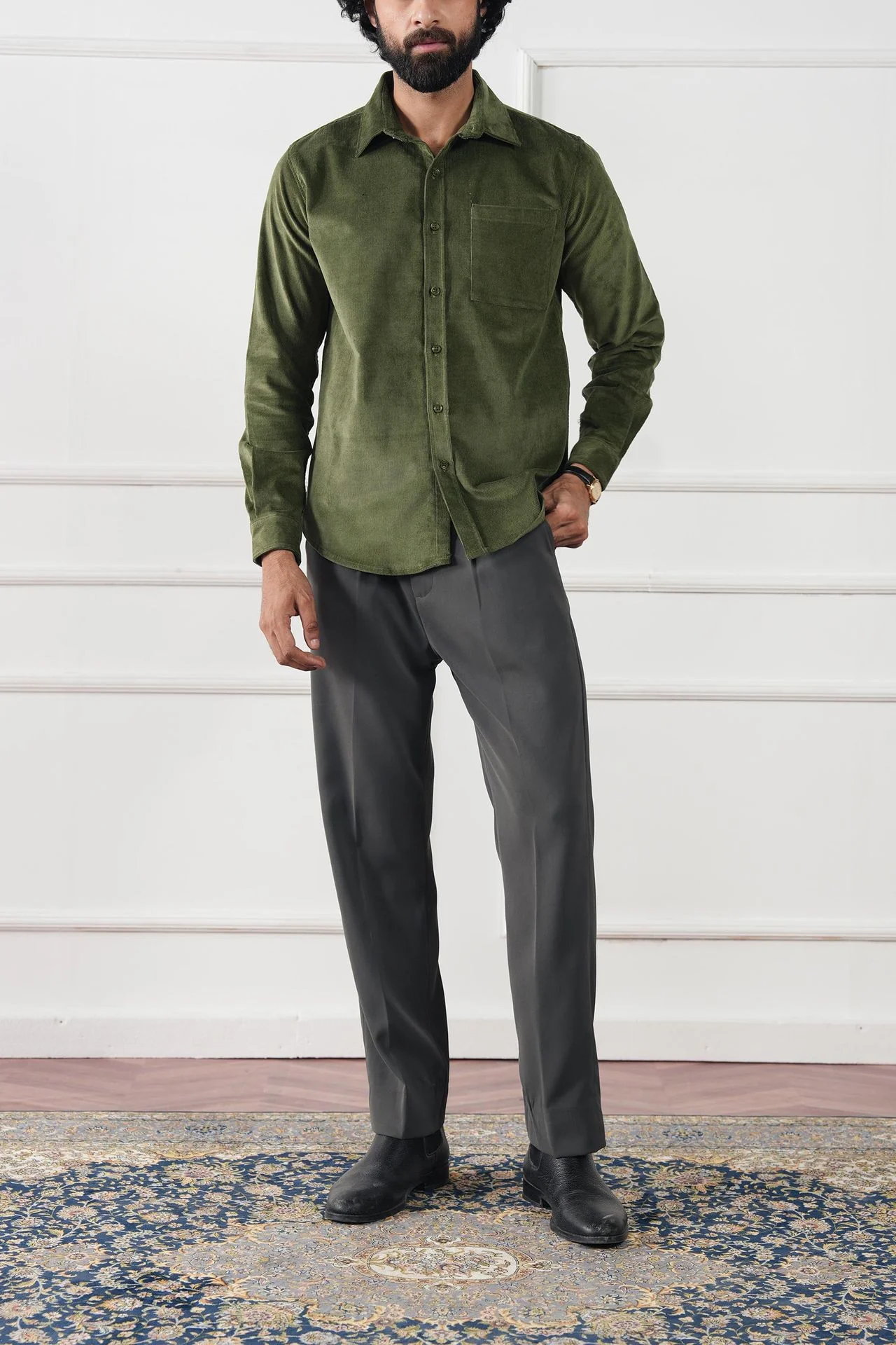 Corduroy Overshirt (MCS-15) - Image 3