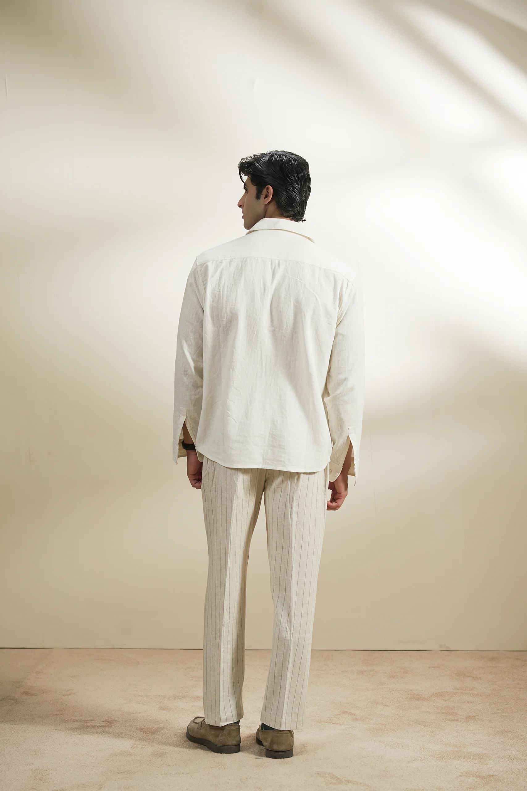 Double Pocket Linen Shirt (MCS-07) - Image 4