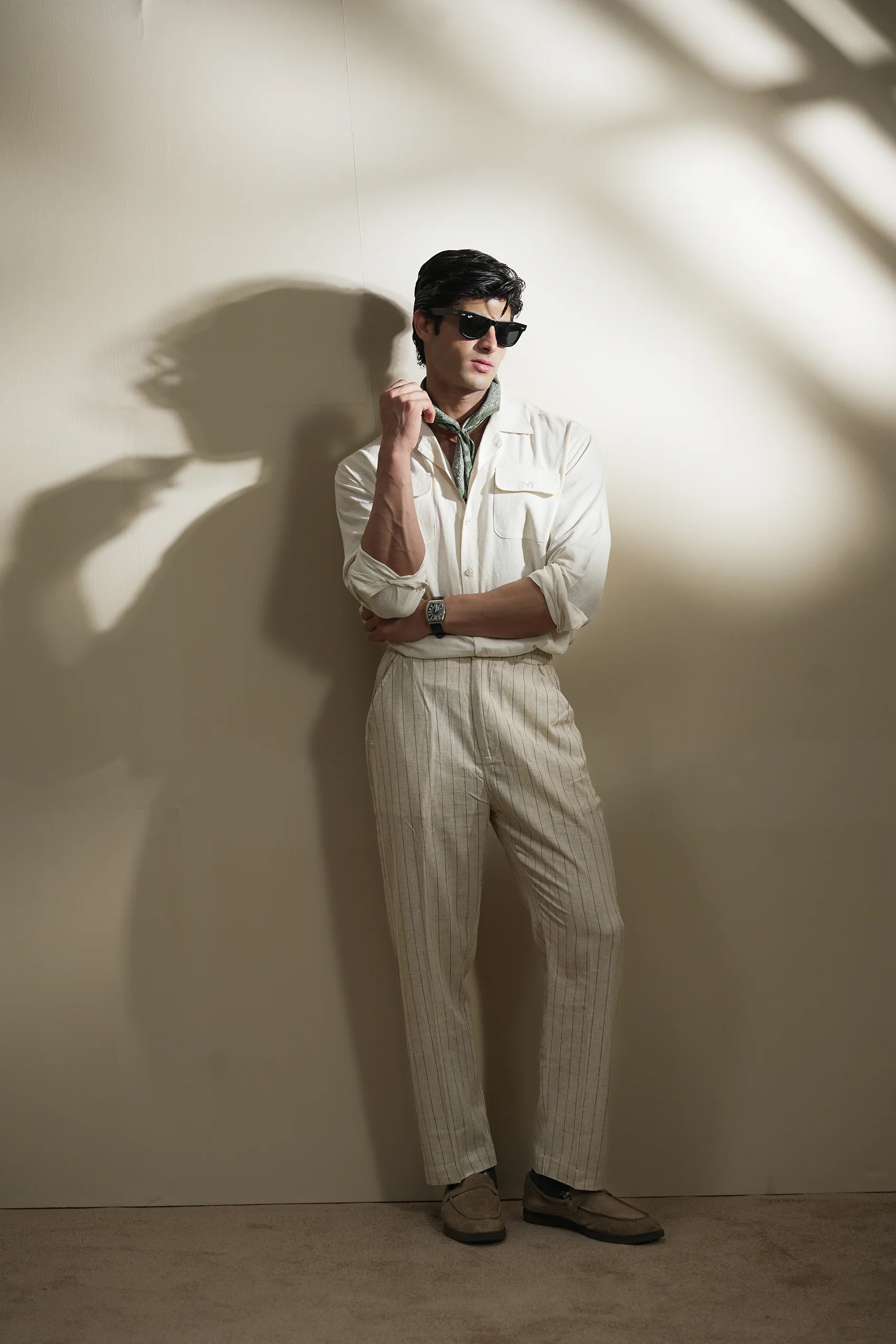 Double Pocket Linen Shirt (MCS-07) - Image 9