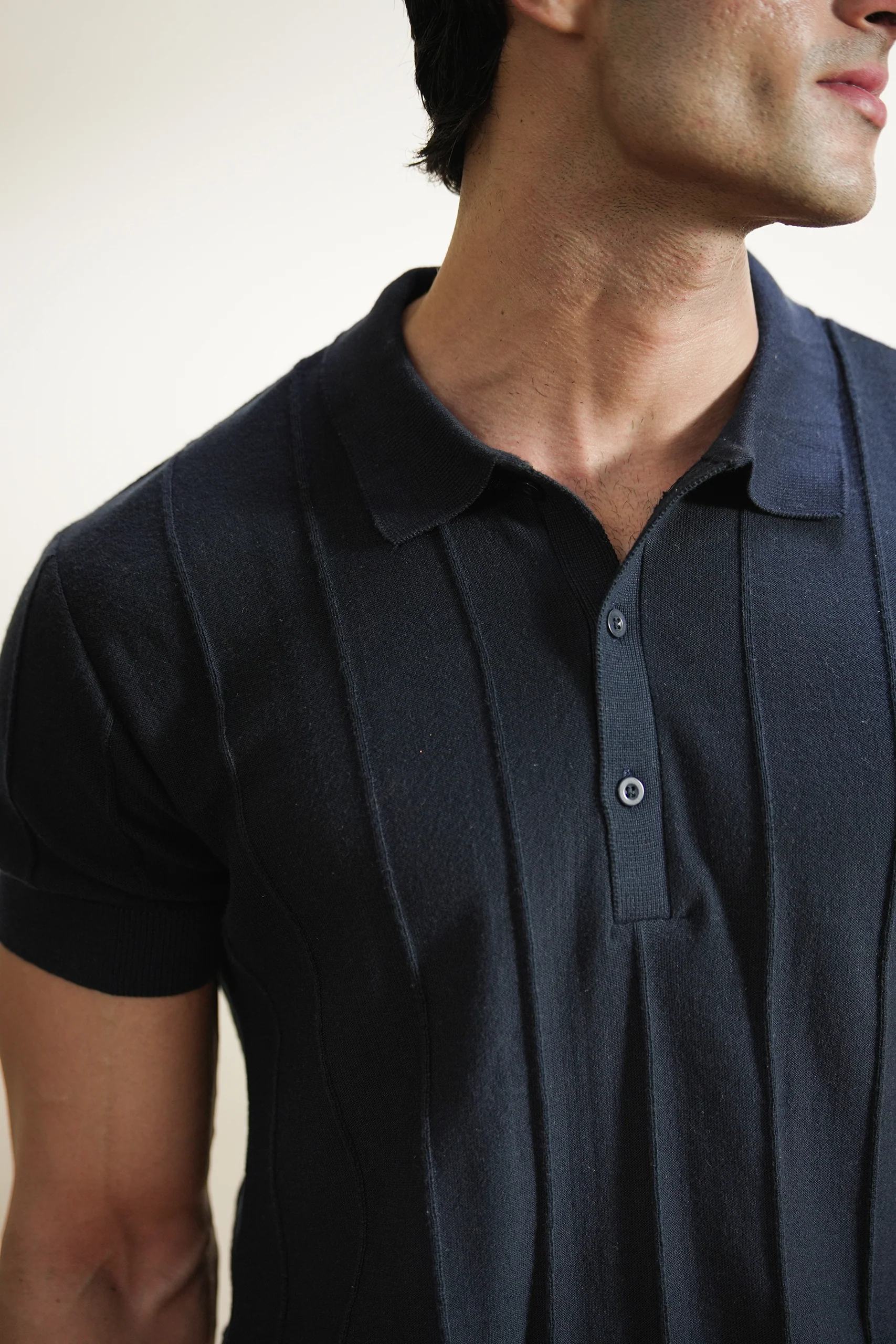 Pintex Knit Polo Shirt (MKP-12) - Image 4