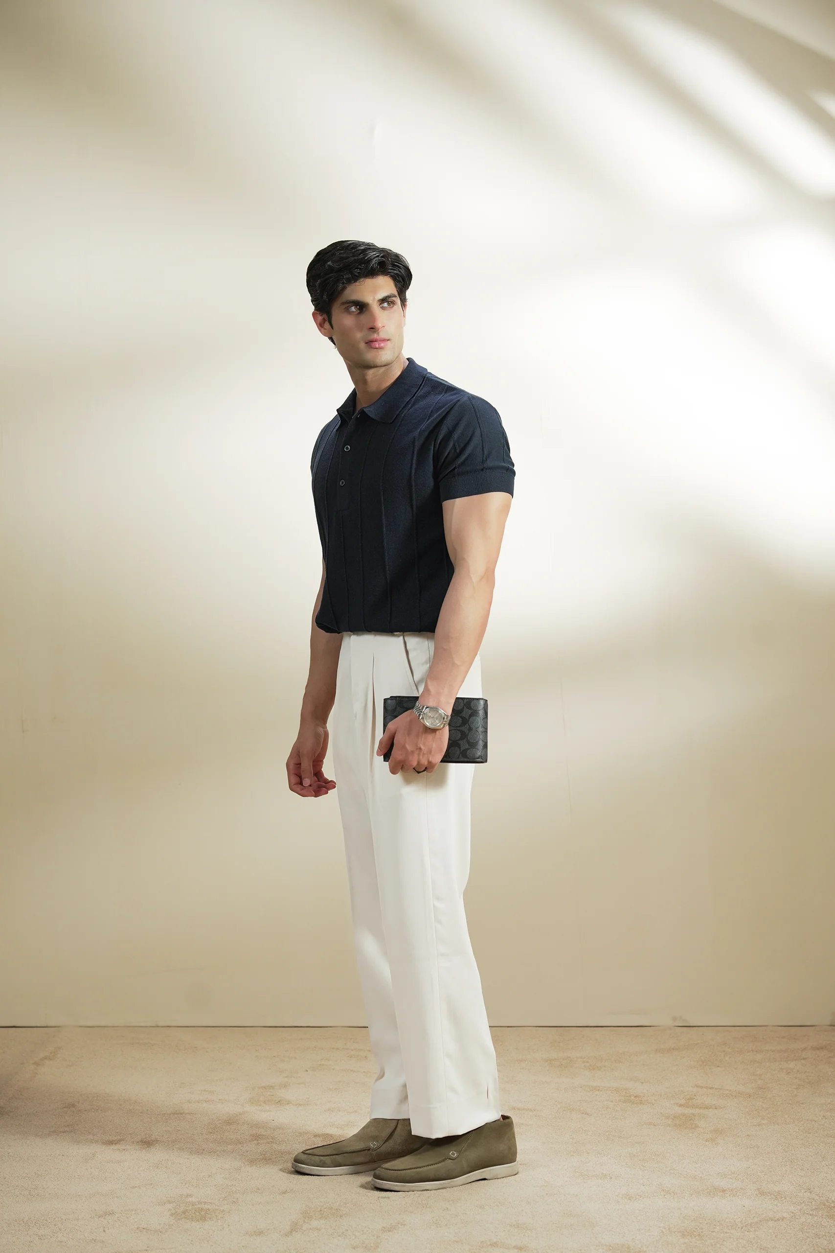 Pintex Knit Polo Shirt (MKP-12) - Image 6