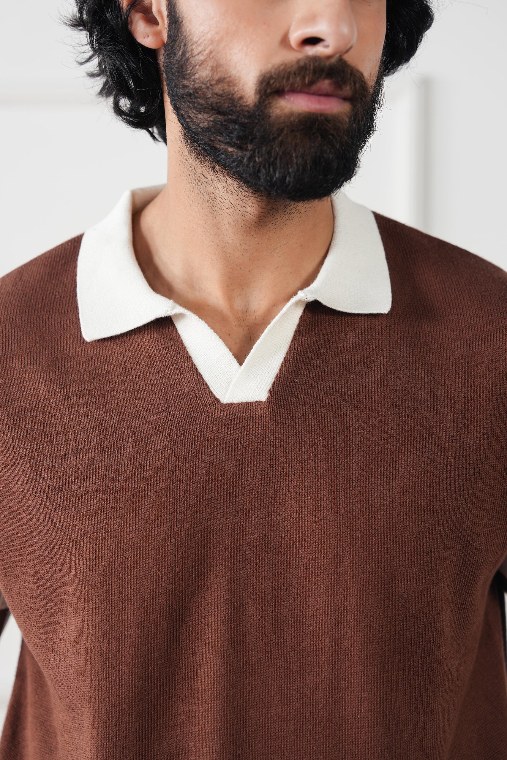 Fine Knit Polo Shirt (MKP-17) - Image 3
