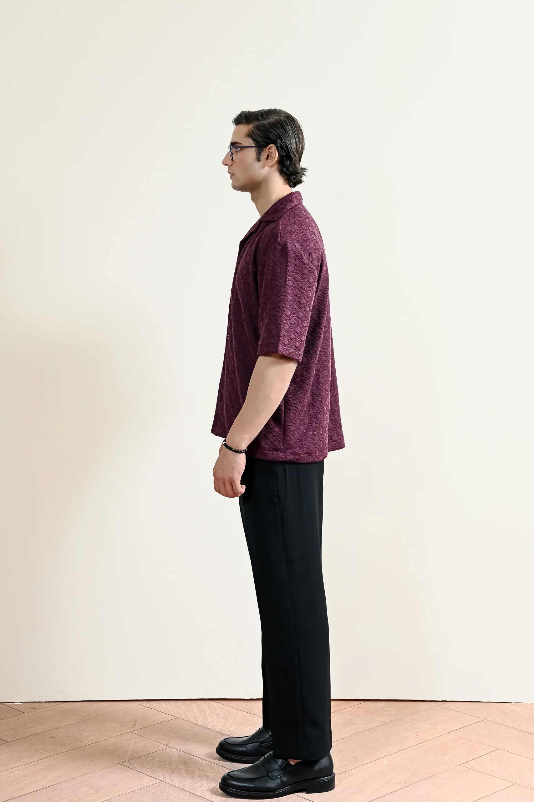 Jacquard Cuban Shirt (MCS-25) - Image 4