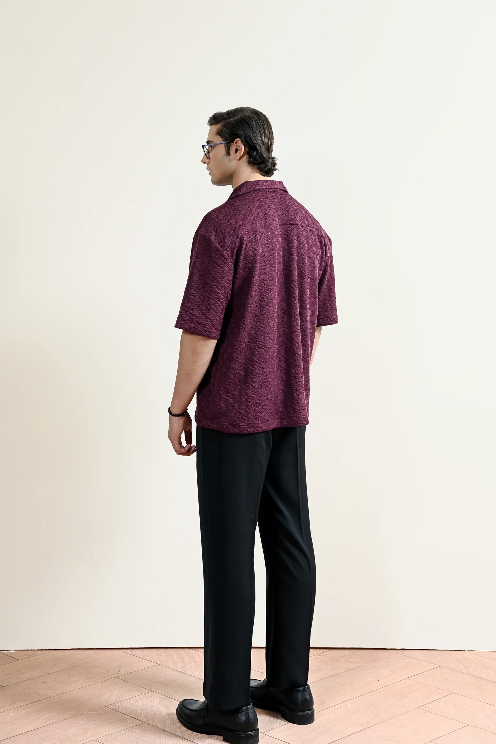Jacquard Cuban Shirt (MCS-25) - Image 7