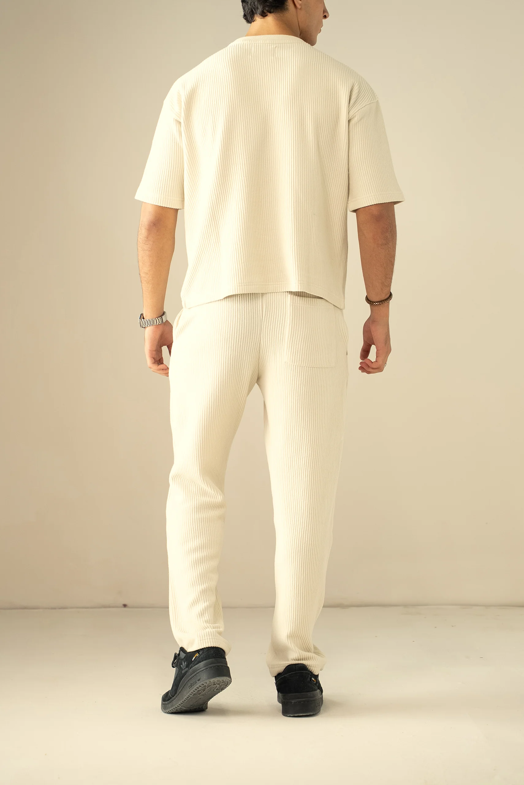 Ottoman Knit Textured T-Shirt (OST-02) - Image 7