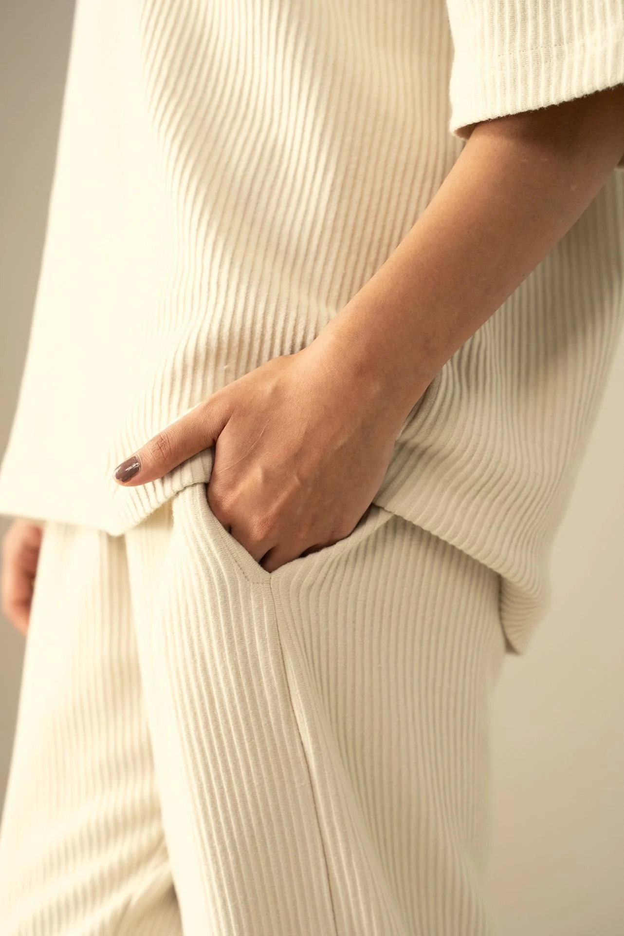 Ottoman Knit Textured T-Shirt (WTS-02) - Image 12