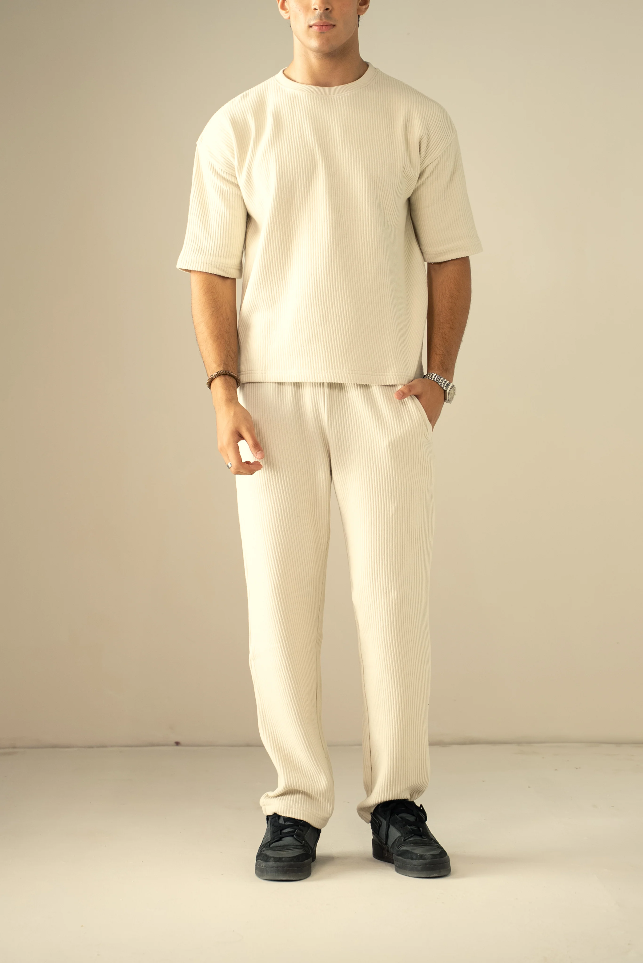 Ottoman Knit Textured Trouser (RFT-02) - Image 5