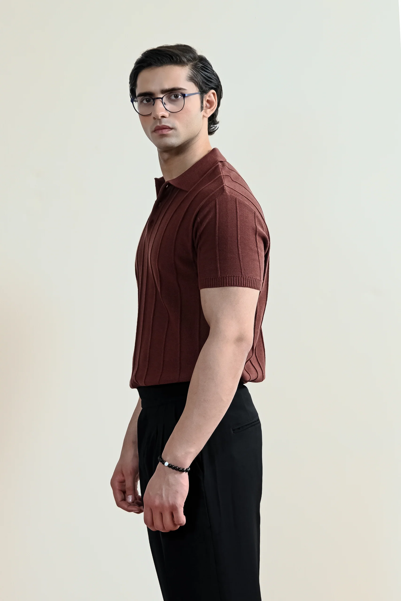Pintex Knit Polo Shirt (MKP-03) - Image 4