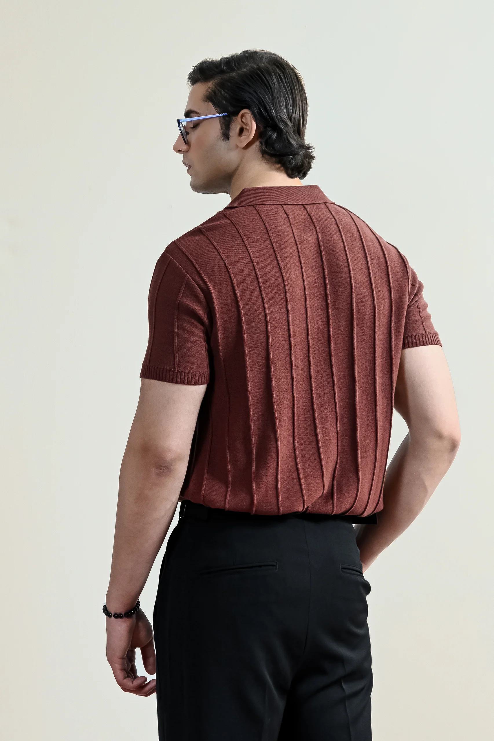 Pintex Knit Polo Shirt (MKP-03) - Image 5