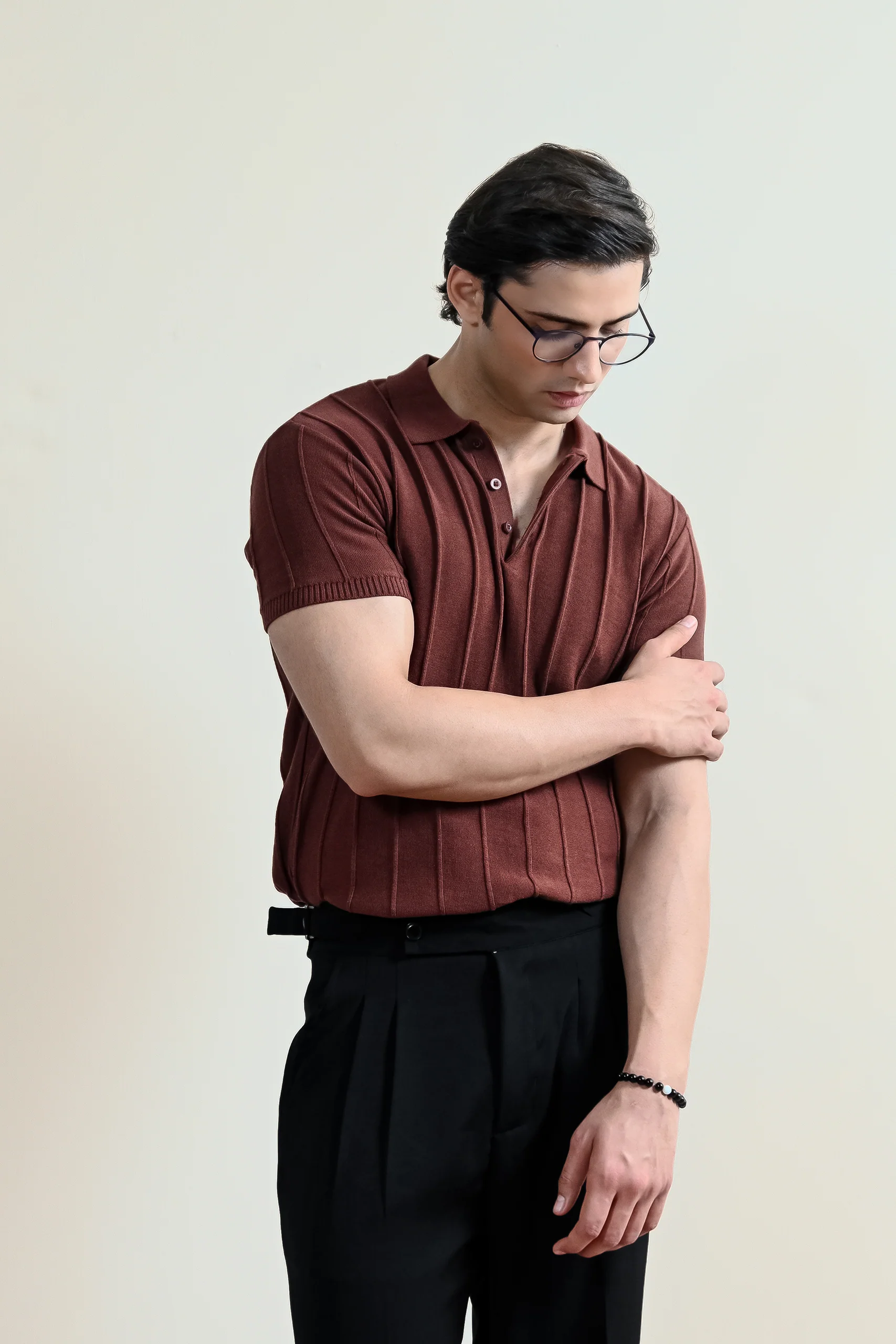 Pintex Knit Polo Shirt (MKP-03) - Image 6