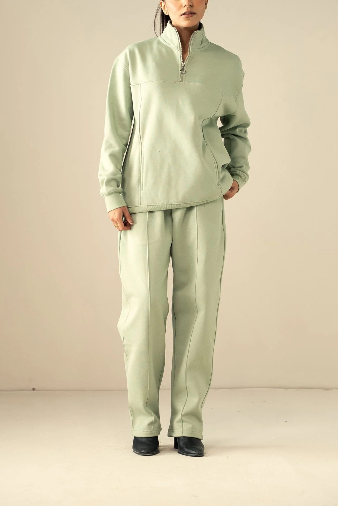 Quarter Zip Sweatshirt (MNZ-06) - Image 14