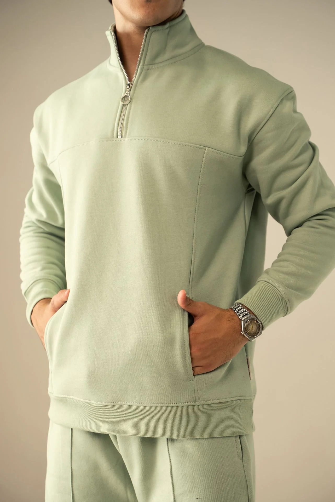 Quarter Zip Sweatshirt (MNZ-06) - Image 20