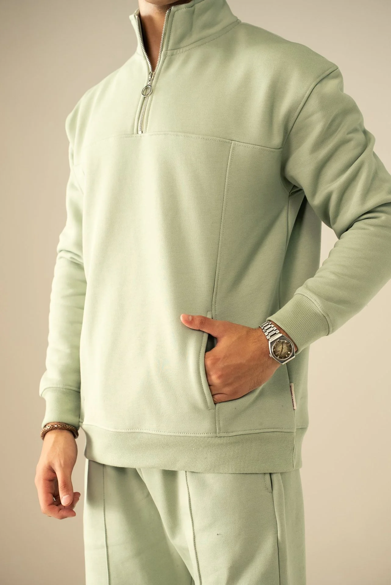 Quarter Zip Sweatshirt (MNZ-06) - Image 21