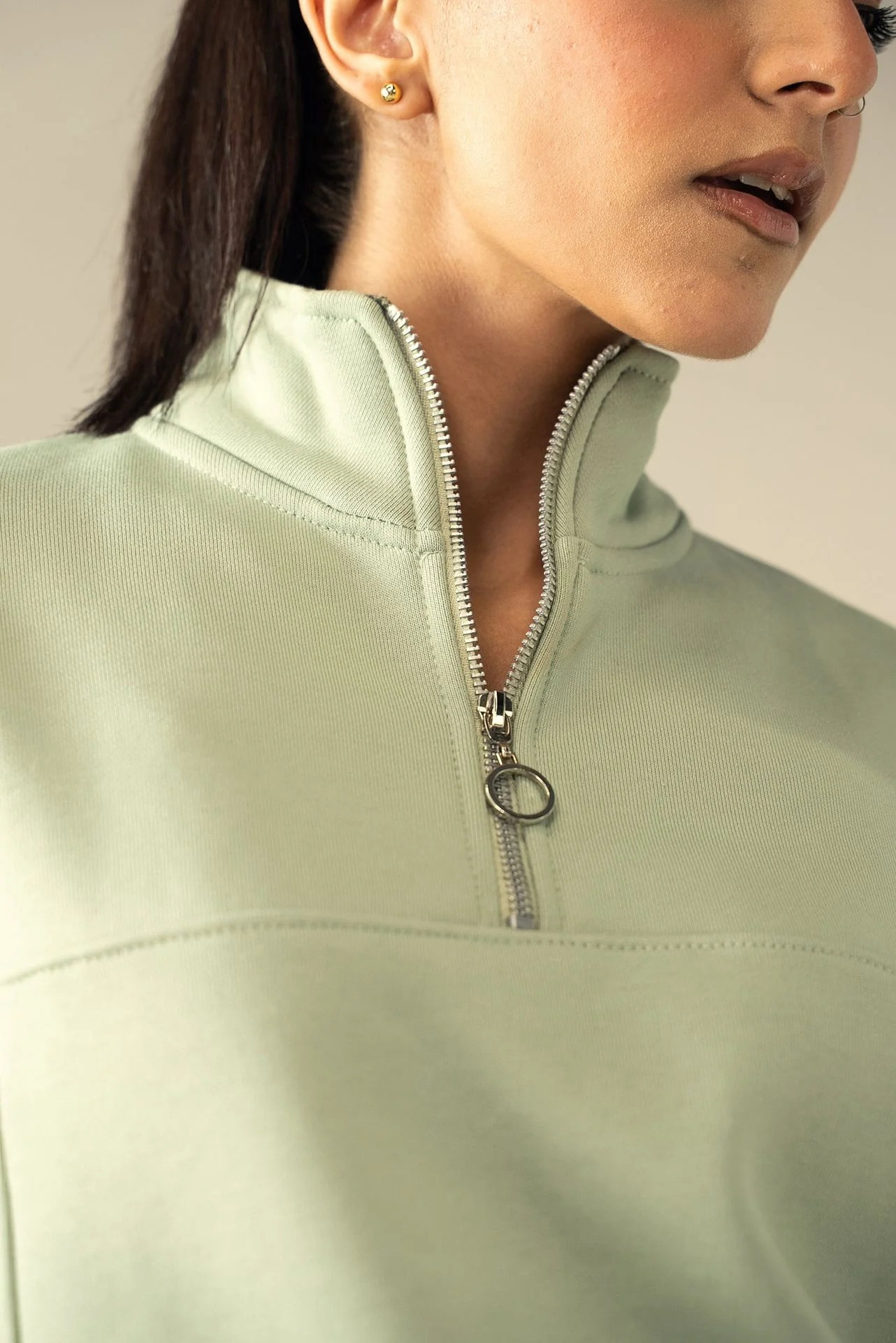 Quarter Zip Sweatshirt (MNZ-06) - Image 7