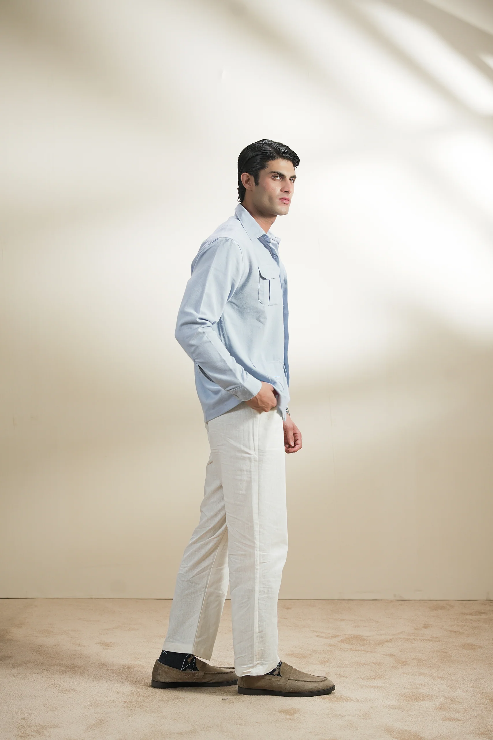 Safari Linen Shirt (MCS-04) - Image 3