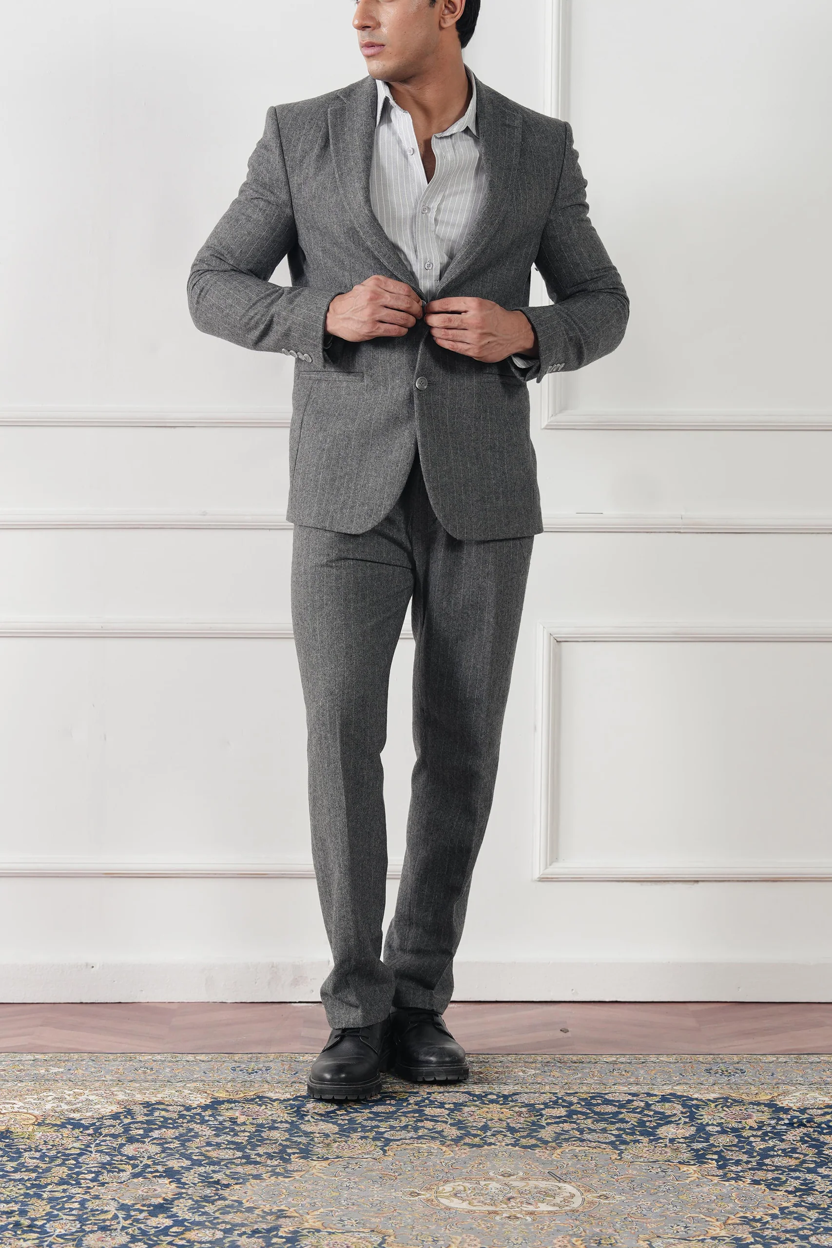 Signature Pinstripe Blazer (MWC-05) - Image 11