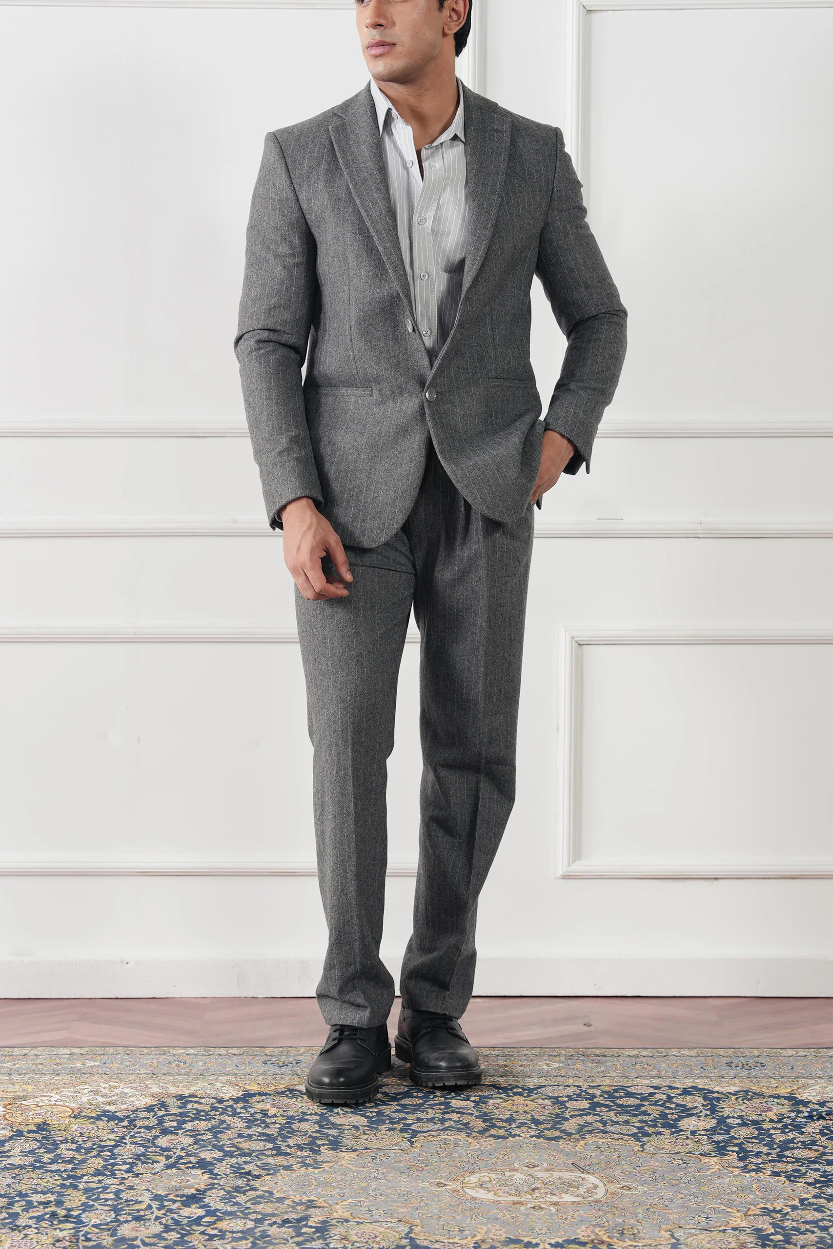 Signature Pinstripe Blazer (MWC-05) - Image 6