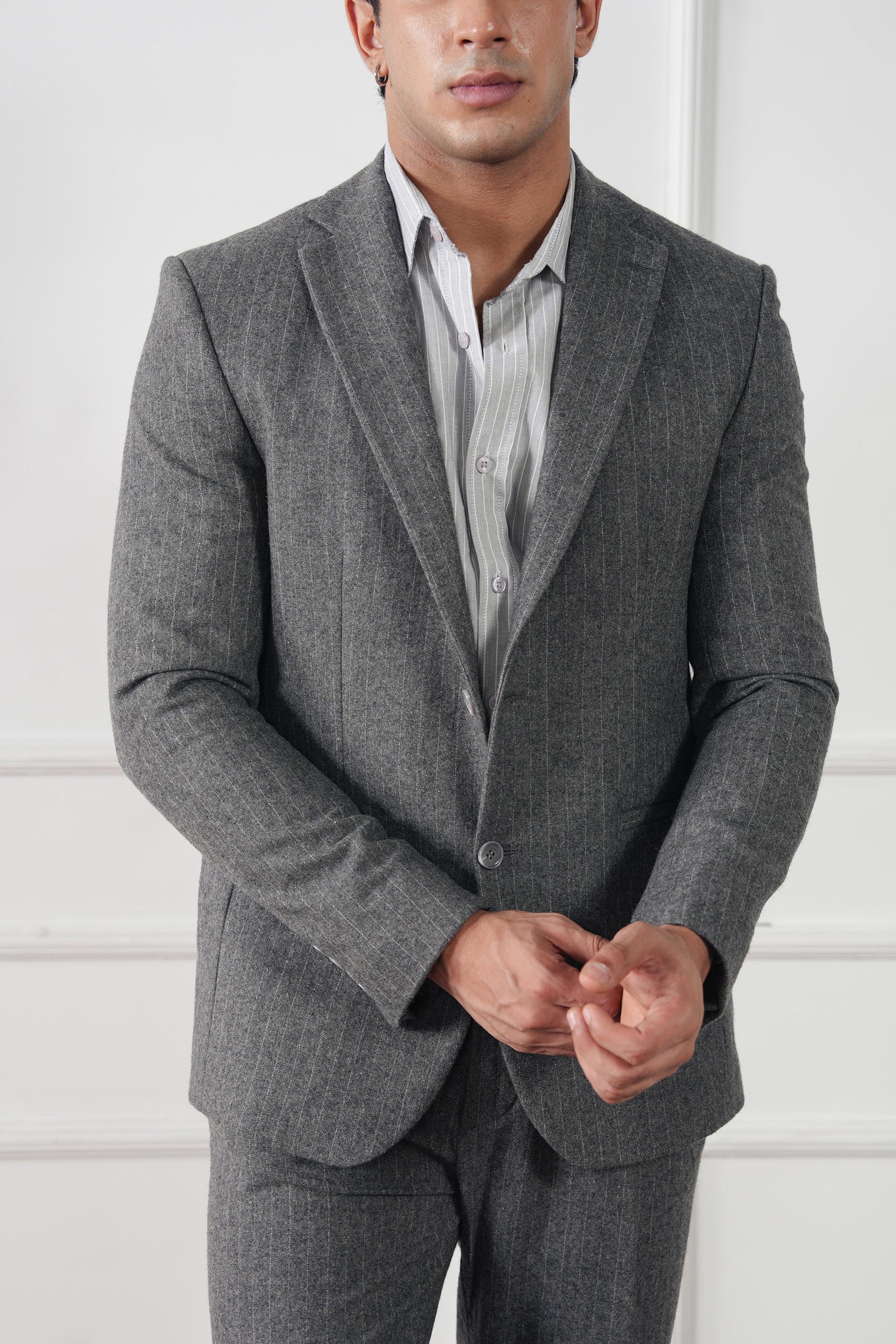 Signature Pinstripe Blazer (MWC-05) - Image 8