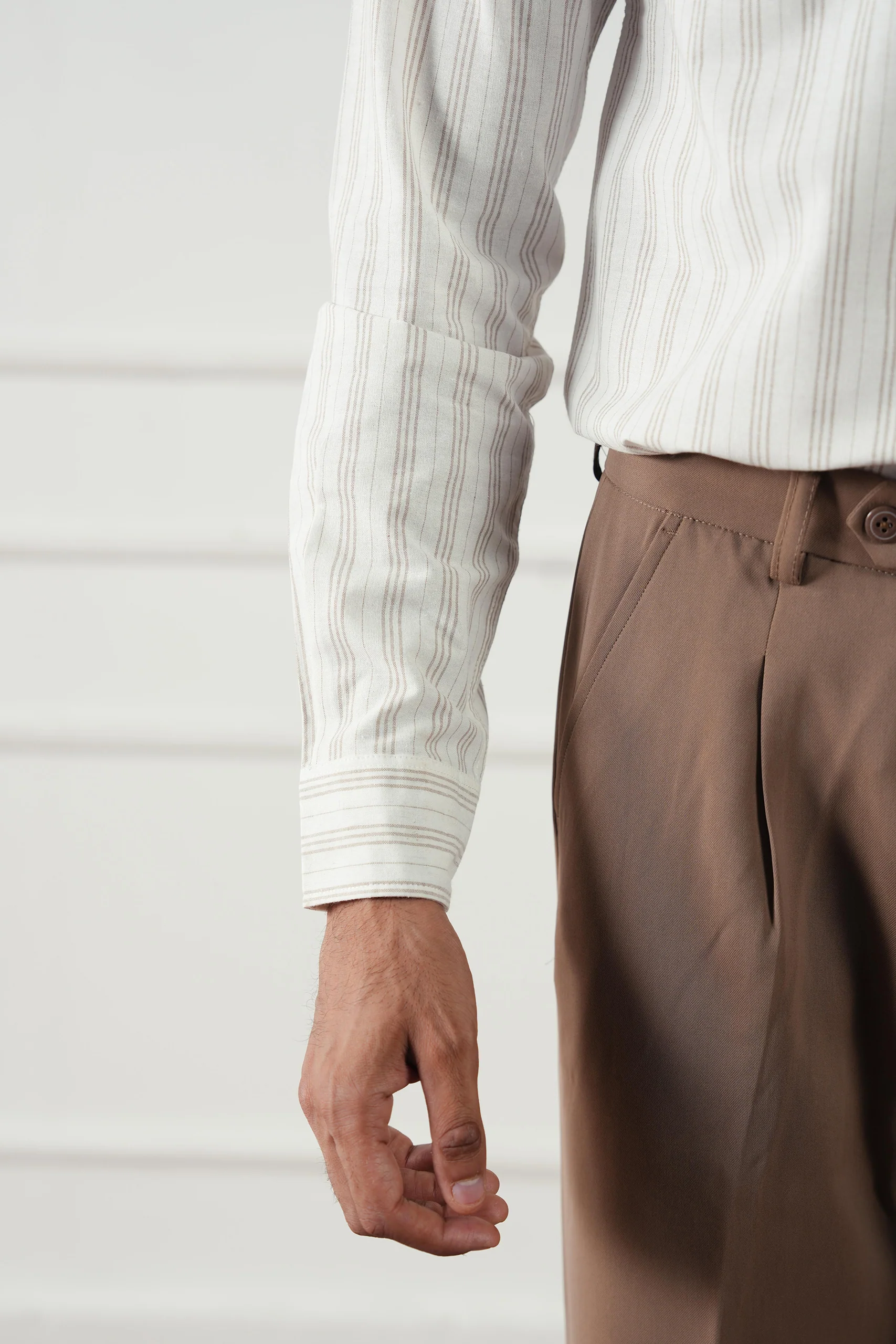 Striped Regular Fit Shirt (MCS-03) - Image 5