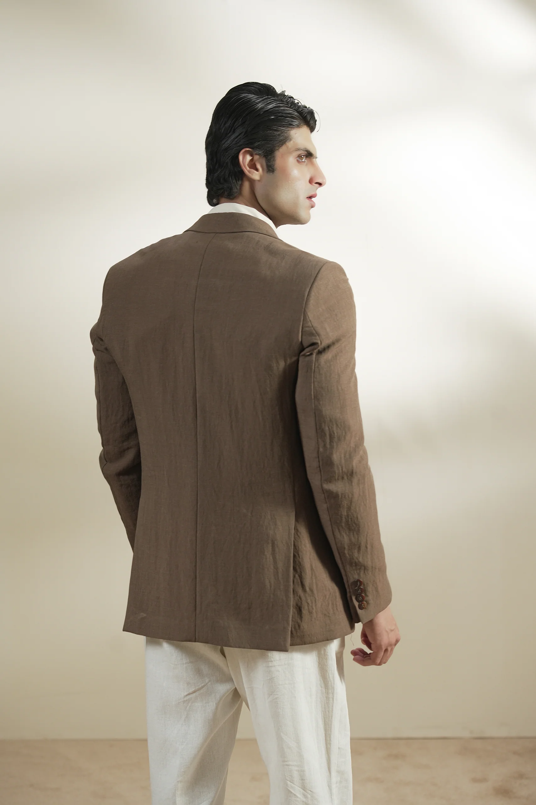 Tailored Linen Blazer (MLB-01) - Image 7