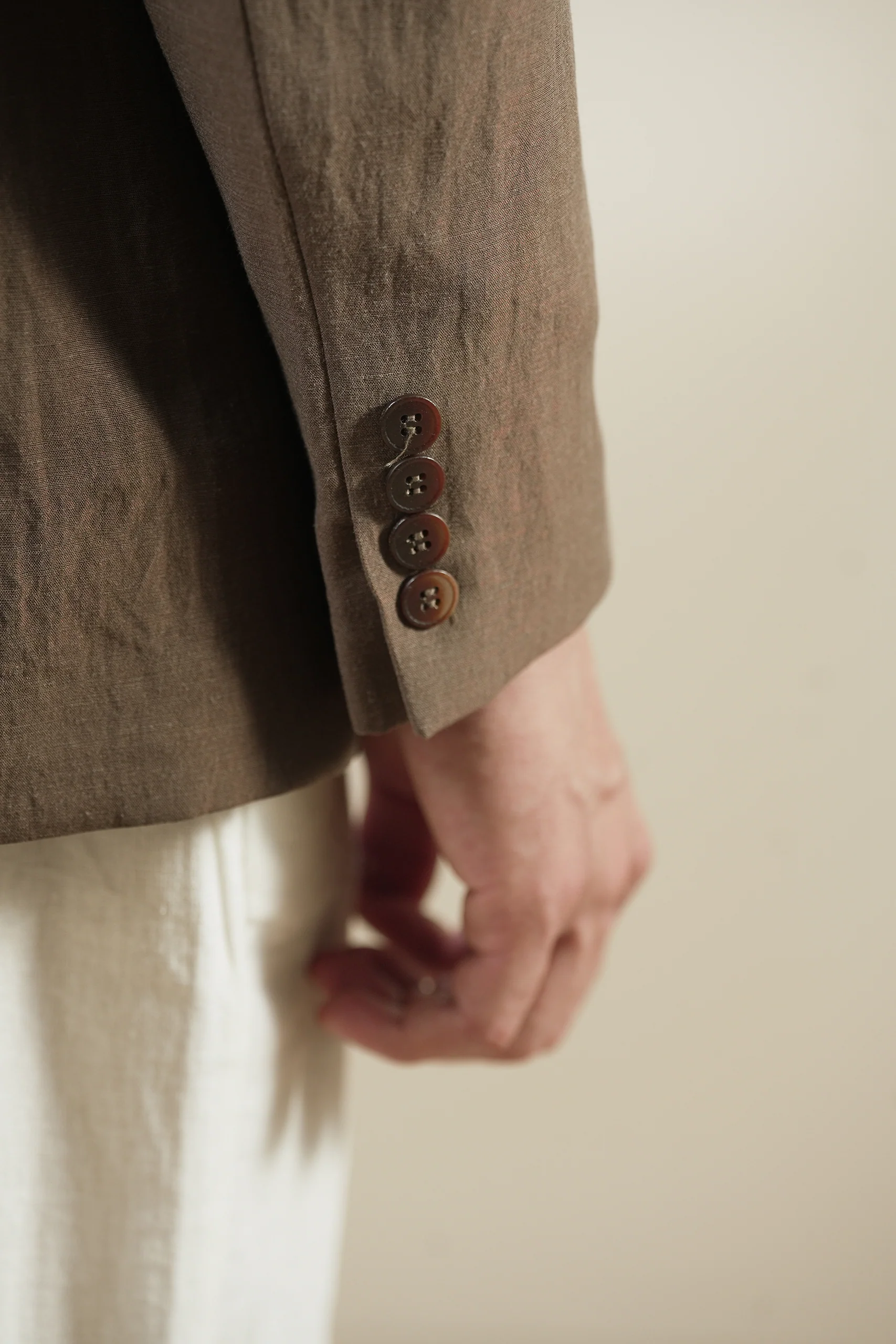 Tailored Linen Blazer (MLB-01) - Image 9