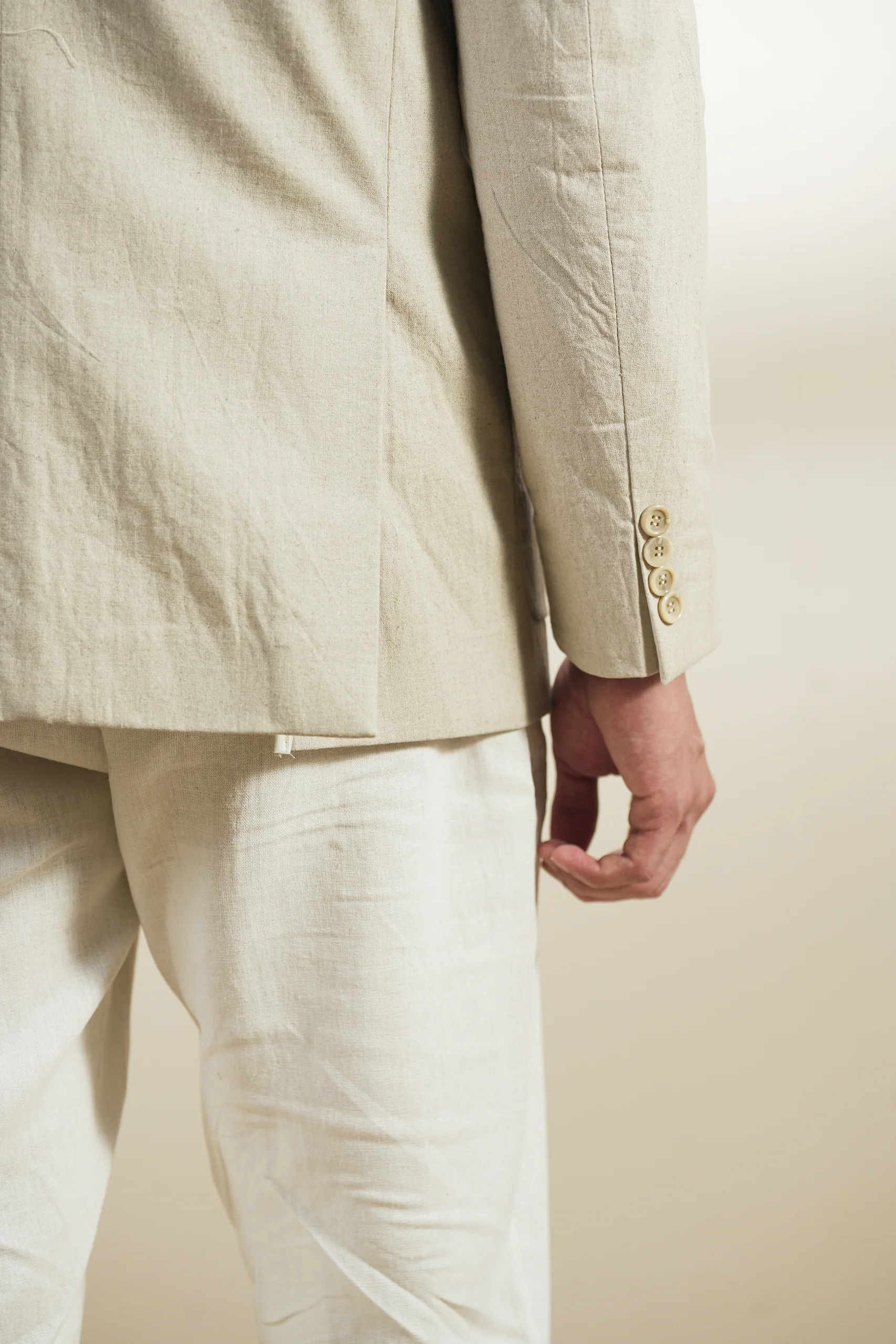 Tailored Linen Blazer (MLB-03) - Image 6